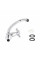 Монокран для кухни Lidz Lamb 269F1 LDLAM269F1CRM44976 Chrome