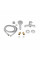 Смеситель для душа Lidz Latwa 010 (с душевым гарнитуром) (k40) LDLAT010CRM45416 Chrome