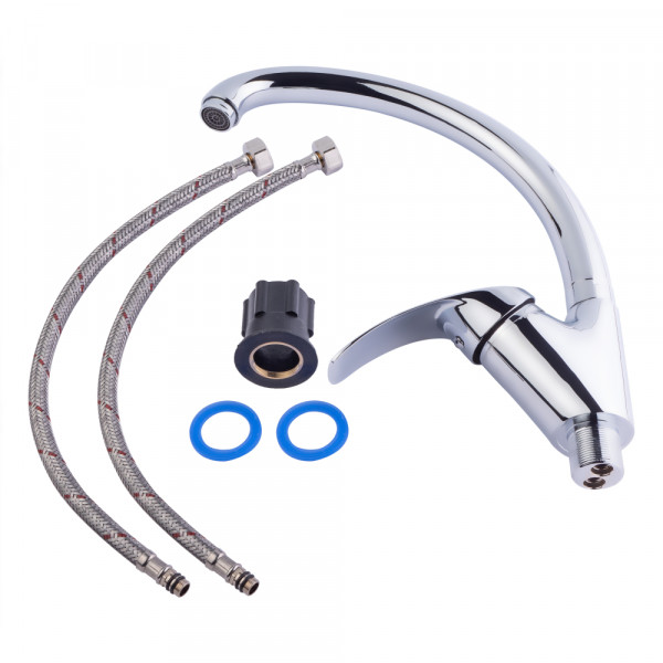 Смеситель для кухни Lidz Mars 007F (k40) LDMAR007FCRM34857 Chrome