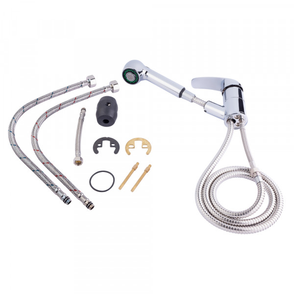 Смеситель для кухни Lidz Mars 011 с выдвижным изливом (k40) LDMAR011CRM34859 Chrome