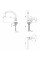 Смеситель для кухни Lidz Nicole 008F (k35) LDNIC008FCRM21877 Chrome