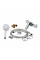 Смеситель для душа Lidz Sofi 010 (с душевым гарнитуром) (k35) LDSOF010CRM29156 Chrome