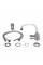 Смеситель для кухни Lidz Vida 015F3 с гибким изливом (k35) LDVID015F3WHI43357 White / Nickel