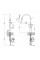 Смеситель для кухни Qtap Baruska с выдвижным изливом QTBAR9137103UB Black Matt