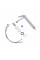 Змішувач для раковини високий Qtap Capricorn, Chrome (k26) QTCAP1060H102C48220