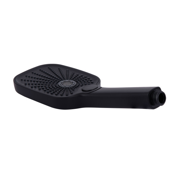Смеситель для ванны Qtap Gemini (c душевым гарнитуром) QTGEM259BLM45682 Black Matt