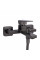Смеситель для ванны Qtap Gemini (c душевым гарнитуром) QTGEM259GMB45684 Gunmetal Black PVD