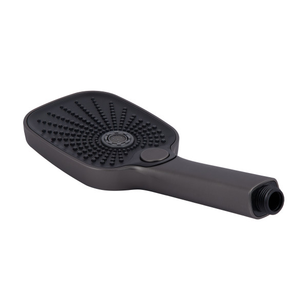 Смеситель для ванны Qtap Gemini (c душевым гарнитуром) QTGEM259GMB45684 Gunmetal Black PVD