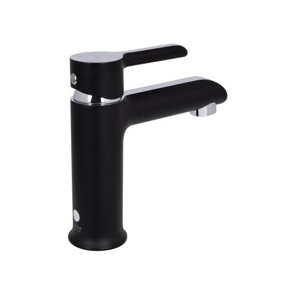 Смеситель для раковины Qtap Grand QTGRABCR001F Chrome/Black