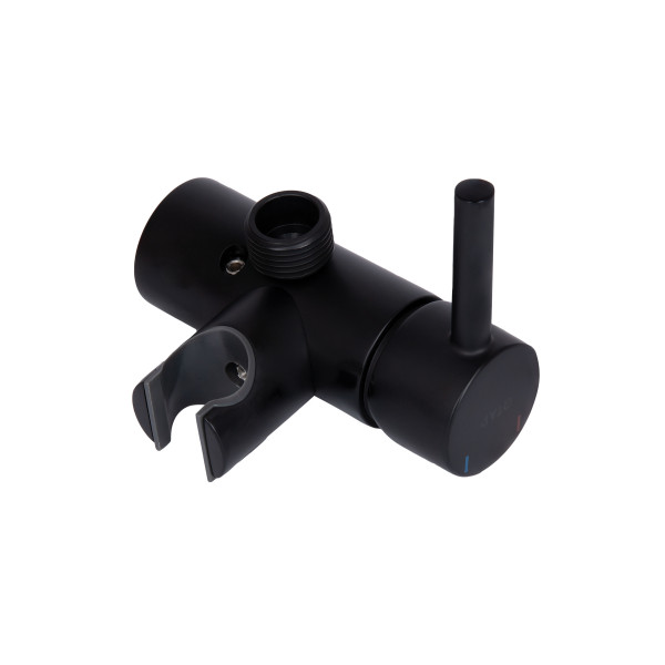 Набор для гигиенического душа Qtap Inspai-Varius округлый QTINSVARBСRV00440001 Black Matt