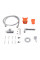 Набор для гигиенического душа Qtap Inspai-Varius округлый QTINSVARCRMV00440001 Chrome