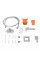 Набор для гигиенического душа Qtap Inspai-Varius прямоугольный QTINSVARCRMV00440201 Chrome