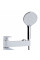 Смеситель для ванны Qtap Jay с поворотным изливом (c душевым гарнитуром) QTJAY260CRW45554 Chrome/White