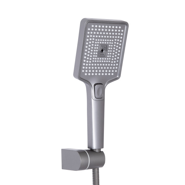 Смеситель для ванны Qtap Presto (c душевым гарнитуром) QTPRE259GRP45584 Graphite