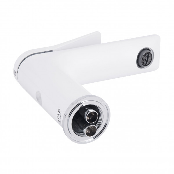 Смеситель для раковины Qtap Presto QTPRE270CRW45576 Chrome/White