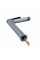 Смеситель для раковины Qtap Slavonice высокий QTSLA269GMB45925 Gunmetal Black PVD