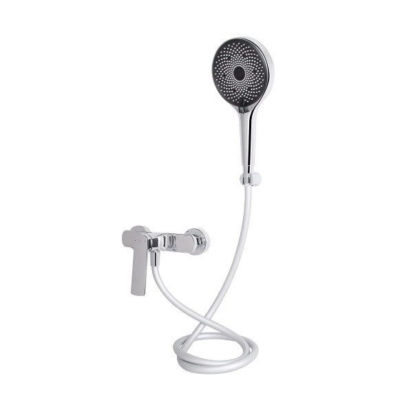 Смеситель для душа Qtap Slavonice с душевым гарнитуром QTSLV4042103C Chrome