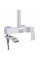 Душевая система универсальная Qtap Swan Cascada на три потребителя (с изливом) QTSWA111CRW45570 Chrome/White