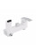 Душевая система универсальная Qtap Swan Cascada на три потребителя (с изливом) QTSWA111CRW45570 Chrome/White