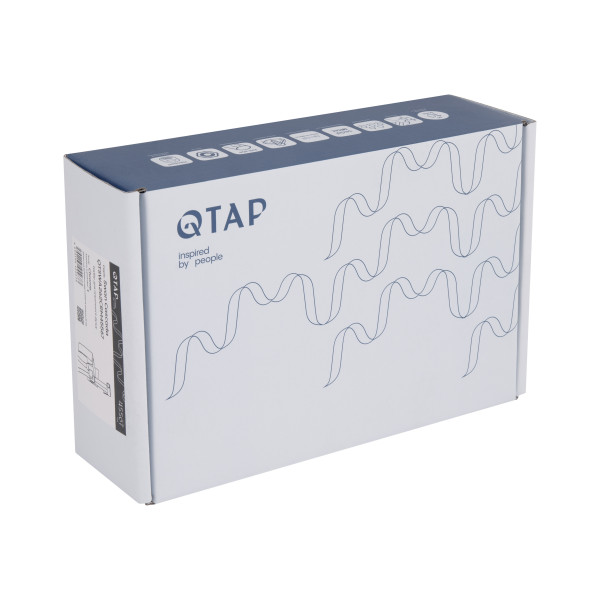 Набор для гигиенического душа Qtap Swan Cascada прямоугольный QTSWA262CRM45567 Chrome