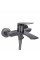 Смеситель для ванны Qtap Vlasta New (c душевым гарнитуром) QTVLA259GMB45643 Gunmetal Black PVD