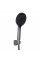Смеситель для ванны Qtap Vlasta New (c душевым гарнитуром) QTVLA259GMB45643 Gunmetal Black PVD