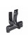 Смеситель для ванны Qtap Vlasta New (c душевым гарнитуром) QTVLA259GMB45643 Gunmetal Black PVD