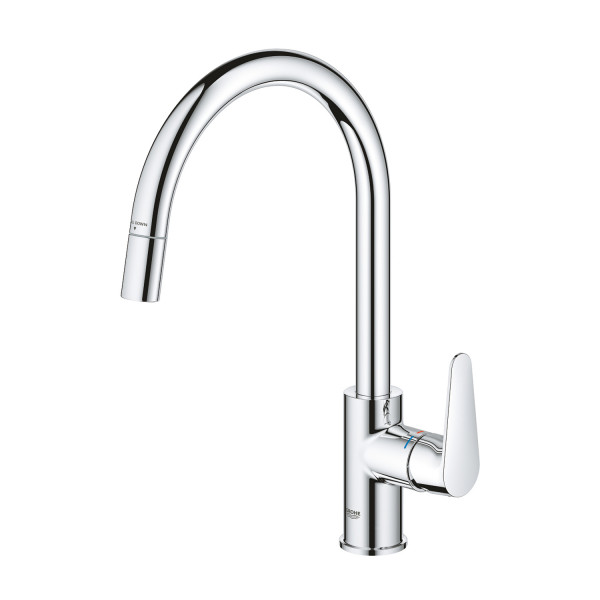 Смеситель для кухни с выдвижным изливом Grohe StartCurve 30562000