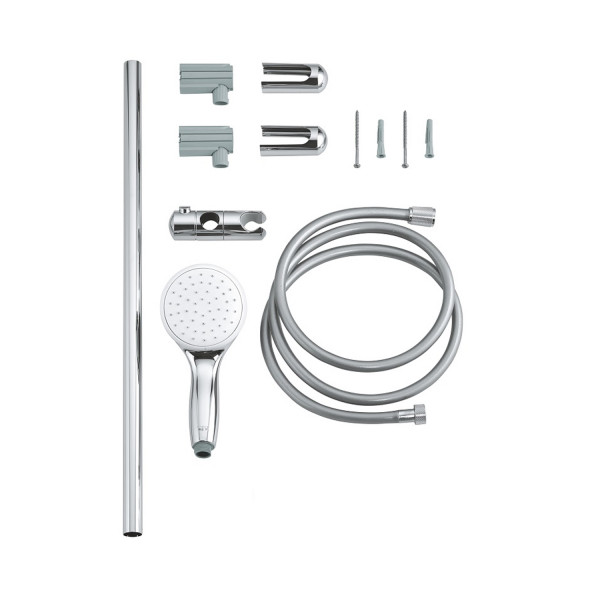 Смеситель для ванны Grohe Grohtherm 800 34567000 с душевым гарнитуром 27948001 (34567001)