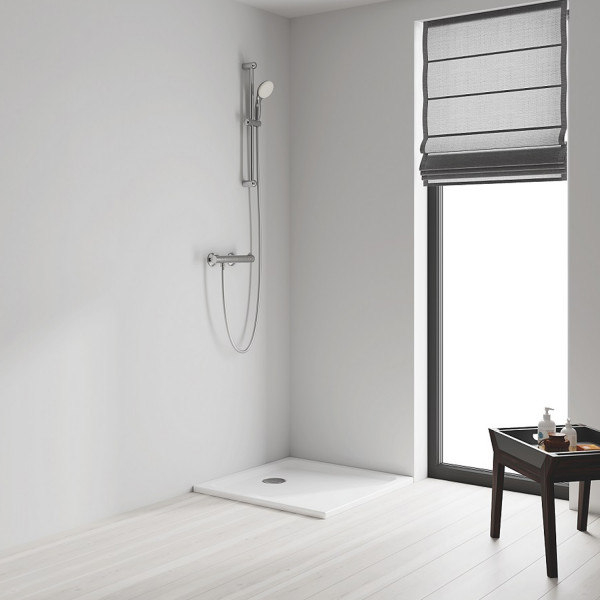 Смеситель для ванны Grohe Grohtherm 800 34567000 с душевым гарнитуром 27948001 (34567001)