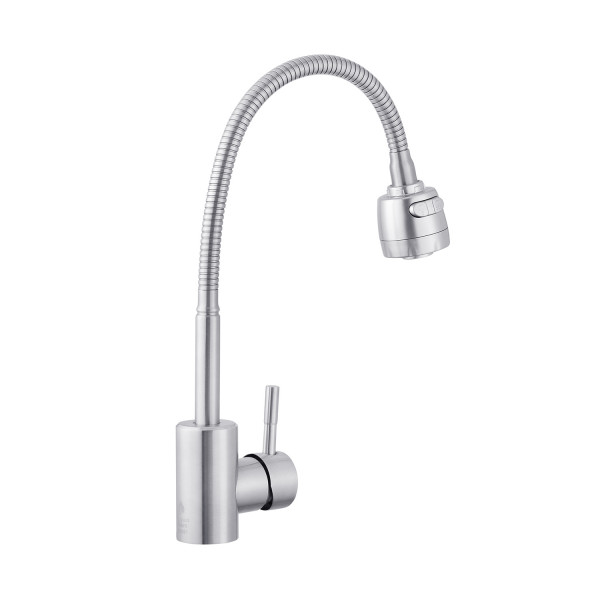 Змішувач для кухні з гнучким виливом Agua Acero - INOX035-2