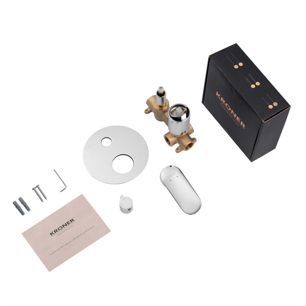 Смеситель скрытого монтажа для душа Kroner Element 211337-0101