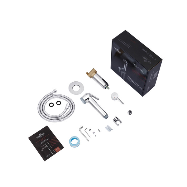 Набор 3 в 1 душевая система Kroner Armada-W063 + смеситель Armada-W010 + смеситель Bidet-C082