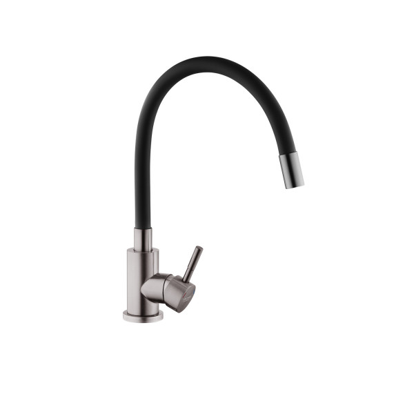 Смеситель для кухни Kroner KRP Edelstahl Klassisch - PVD035BLK