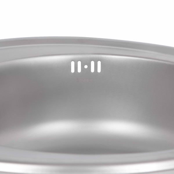 Кухонная мойка Brinex 490-A 0,6 мм Satin (BRIN490SAT06)