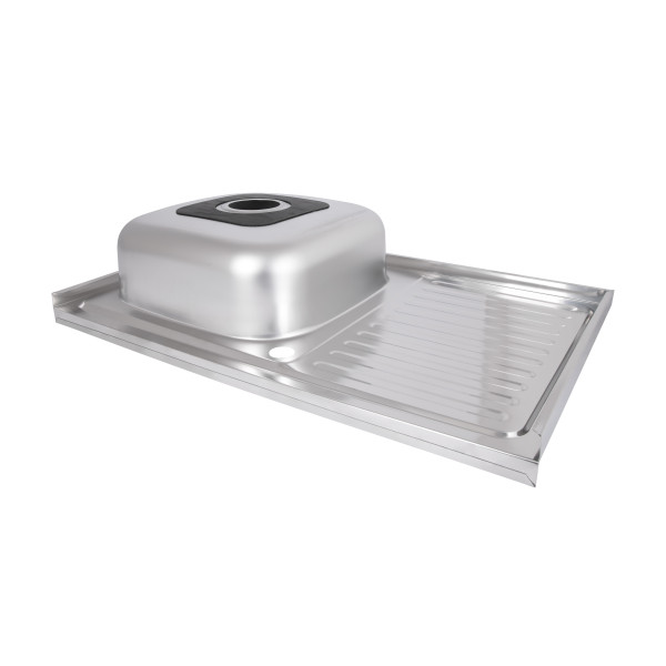 Кухонная мойка Brinex 5080-L 0,6 мм Satin (BRIN5080LSAT06)