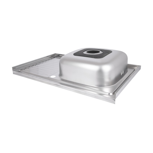 Кухонная мойка Brinex 5080-R 0,6 мм Satin (BRIN5080RSAT06)