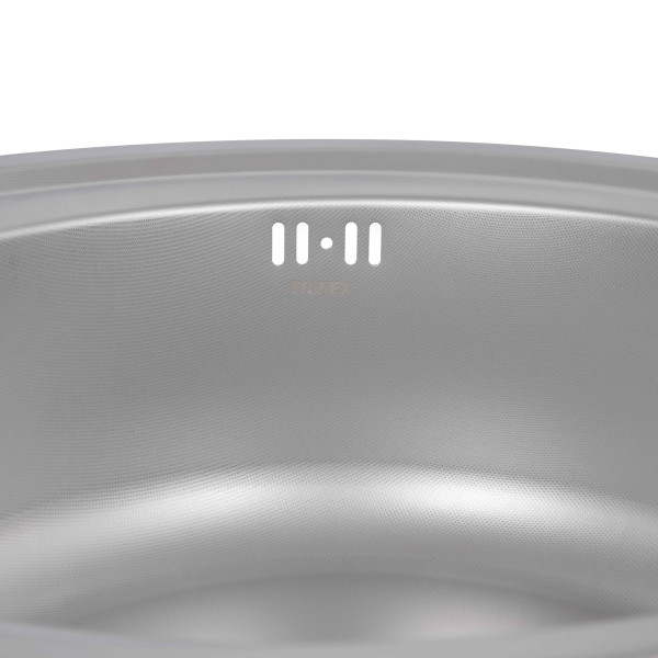 Кухонная мойка Brinex 510-D 0,8 мм Micro Decor (BRIN510MDEC08)