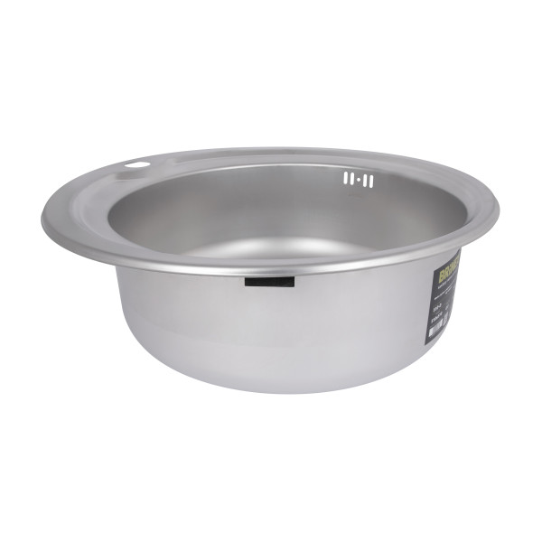 Кухонная мойка Brinex 510-D 0,8 мм Satin (BRIN510SAT08)