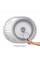 Кухонная мойка Brinex 5745 0,8 мм Satin (BRIN5745SAT08)