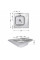Кухонная мойка Brinex 6060-L 0,6 мм Satin (BRIN6060LSAT06)