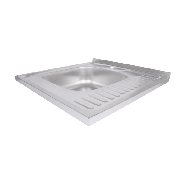 Кухонная мойка Brinex 6060-L 0,6 мм Satin (BRIN6060LSAT06)