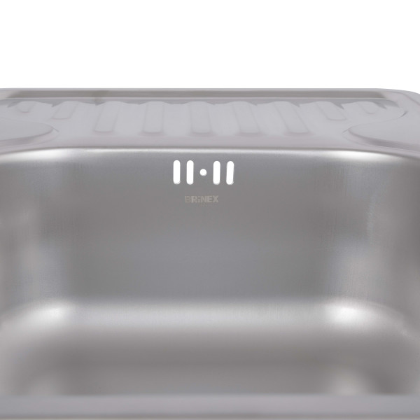 Кухонная мойка Brinex 6642 0,8 мм Satin (BRIN6642SAT08)