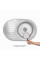 Кухонная мойка Brinex 7750 0,8 мм Micro Decor (BRIN7750MDEC08)