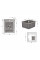 Мойка для кухни интегрированная Lidz Handmade H4050 (LDH4050BRU39258) Brushed Steel 3,0/1,0 мм