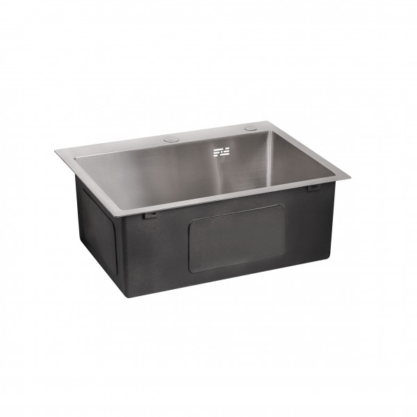 Мойка для кухни интегрированная Lidz Handmade H5045 (LDH5045BRU35383) Brushed Steel 3,0/1,0  мм