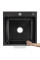 Lidz Handmade H5050HB Мойка для кухни интегрированная Decor Black PVD Honeycomb 2,5/0,5 мм LDH5050BDECPVD48369