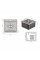 Мойка для кухни интегрированная Lidz Handmade H5050 (LDH5050BRU35375) Brushed Steel 3,0/1,0 мм