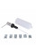 Мойка для кухни интегрированная Lidz Handmade H5050G (LDH5050GPVD43620) Brushed Grey PVD 3,0/1,0 мм