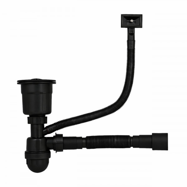 Lidz Handmade H6050HB Мойка для кухни интегрированная Decor Black PVD Honeycomb 2,5/0,5 мм LDH6050BDECPVD48371